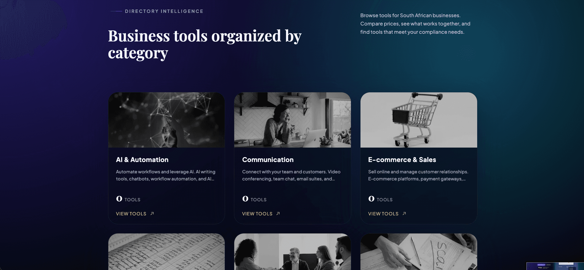 SA Business Tools desktop screenshot 3